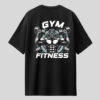 Oversized GYM Graphic Cotton Tshirt