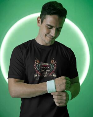 Alternative view of Playerskart Gym Printed Tees