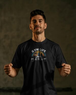 Alternative view of Playerskart Gym Printed Tees