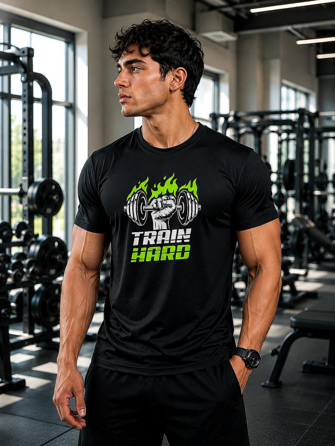 DryFit Gym Printed Tees