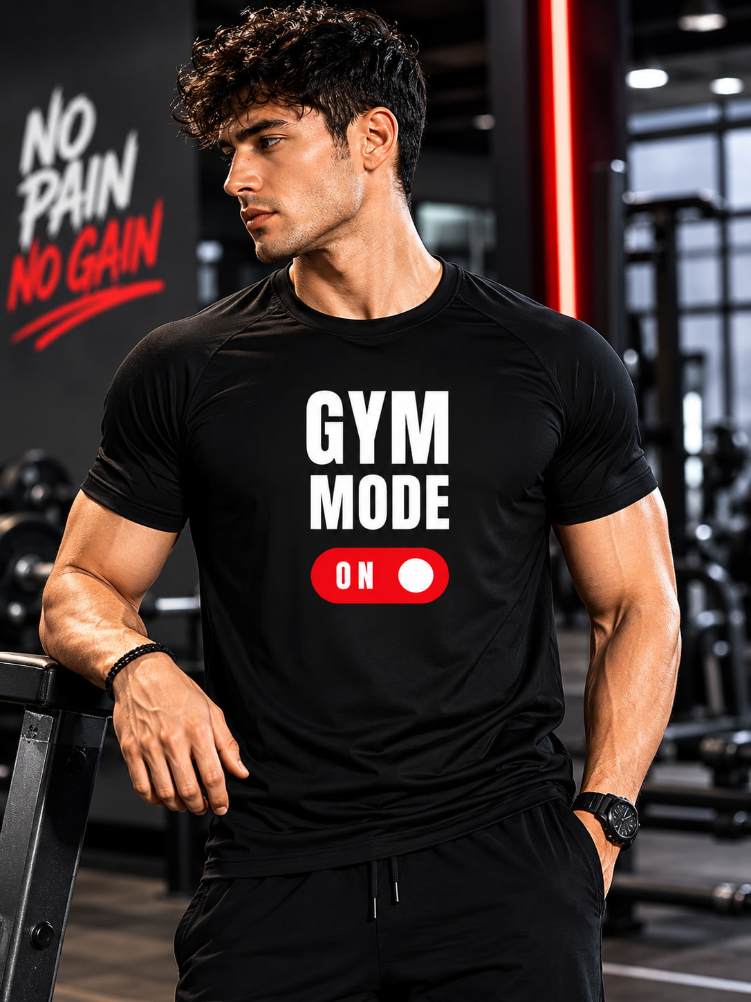 DryFit Gym Printed Tees