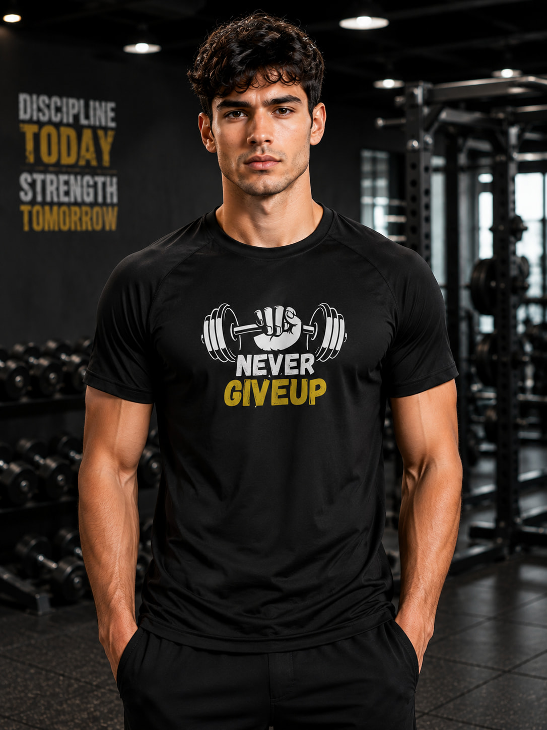 DryFit Gym Printed Tees
