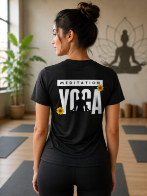 Alternative view of DryFit Yoga Printed Tees