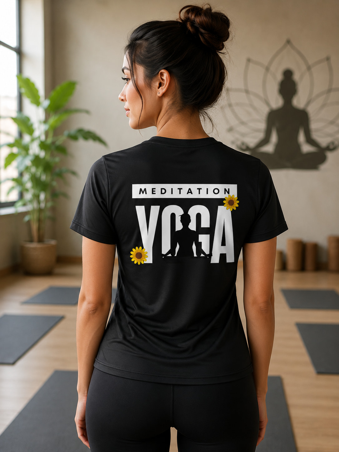 DryFit Yoga Printed Tees - Image 2