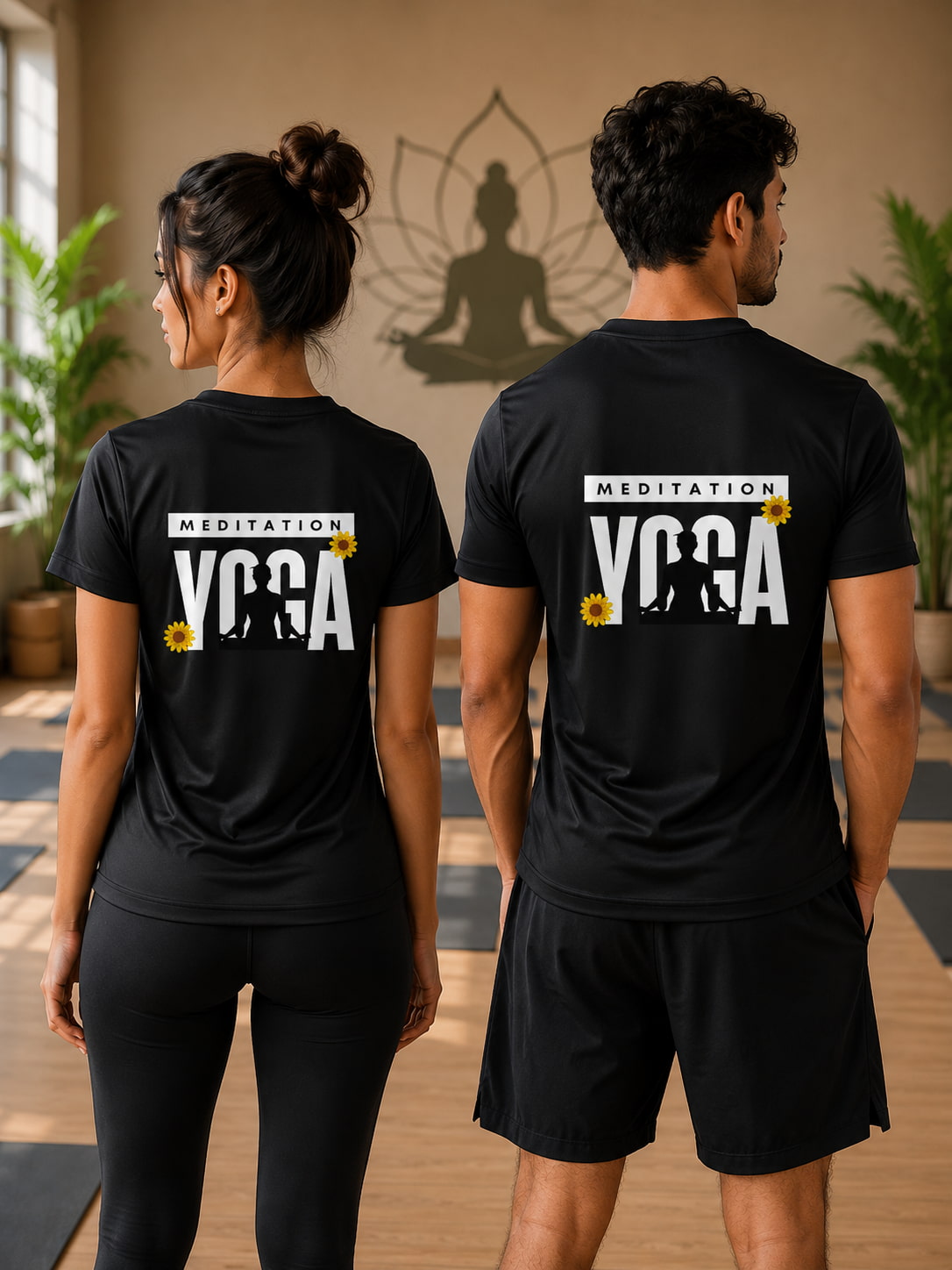 DryFit Yoga Printed Tees