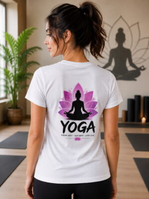 Alternative view of DryFit Yoga Printed Tees