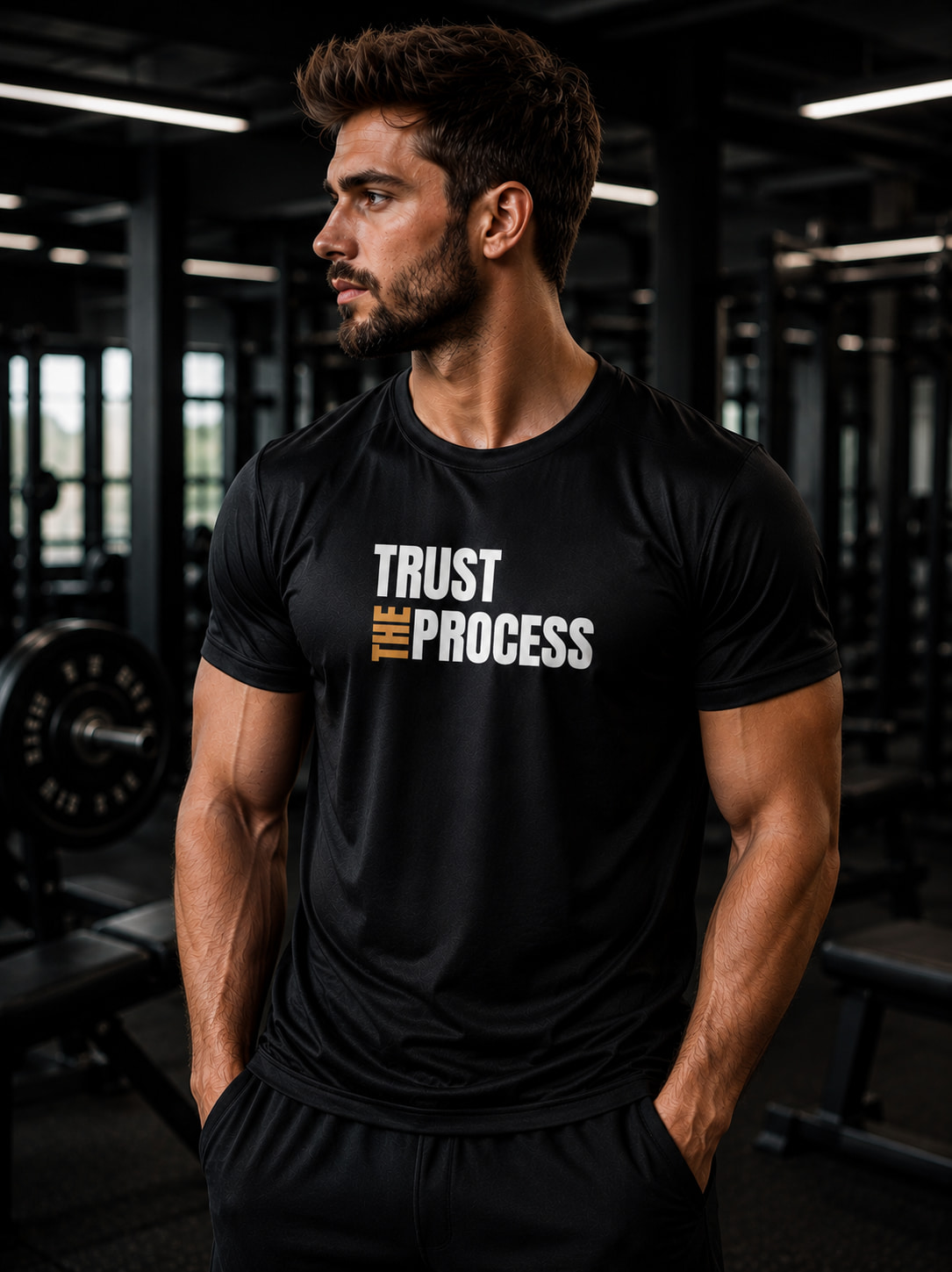 DryFit Gym Printed Tees - Image 2
