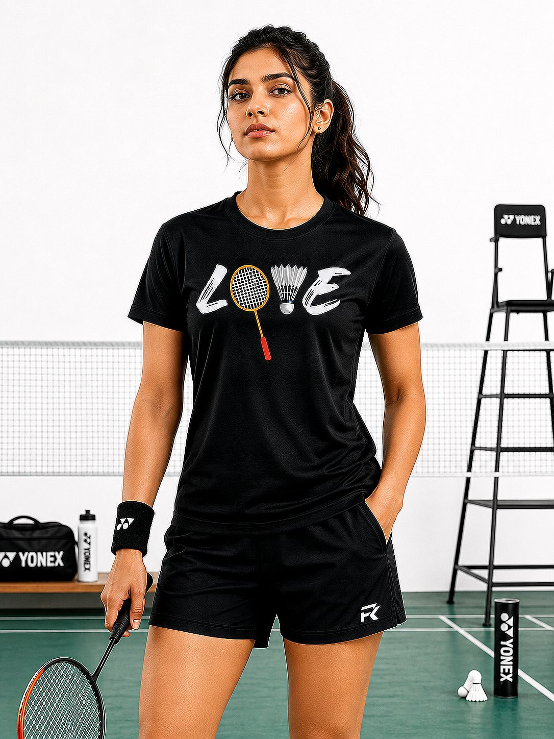 DryFit Badminton Printed Tees - Image 3