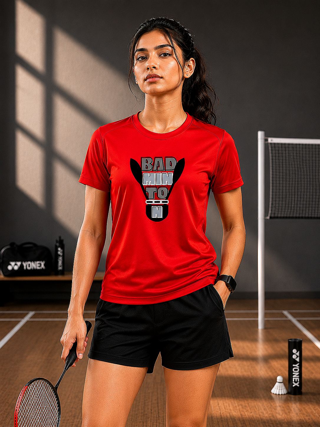 DryFit Badminton Printed Tees - Image 3