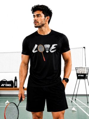 DryFit Badminton Printed Tees