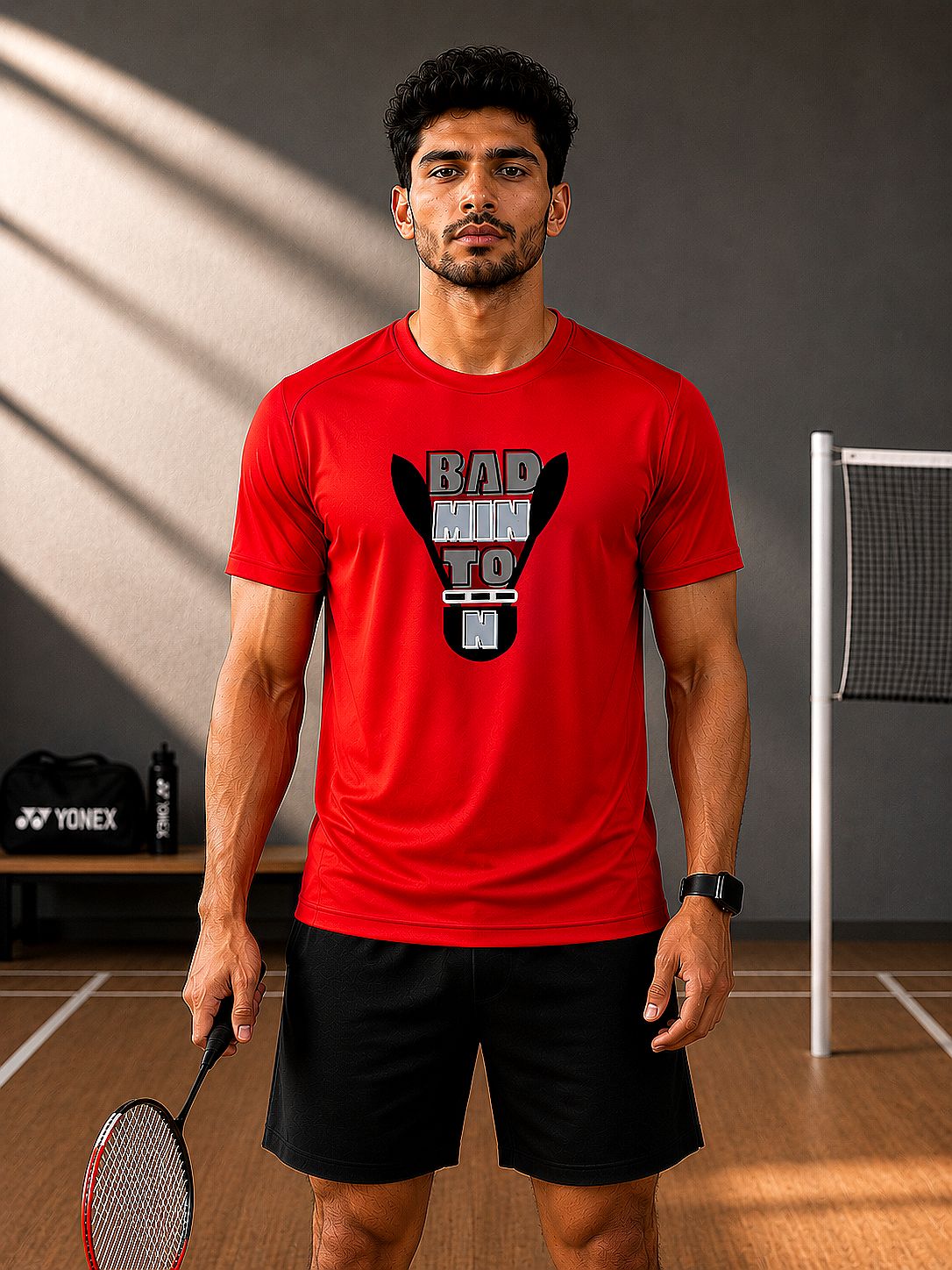 DryFit Badminton Printed Tees - Image 2
