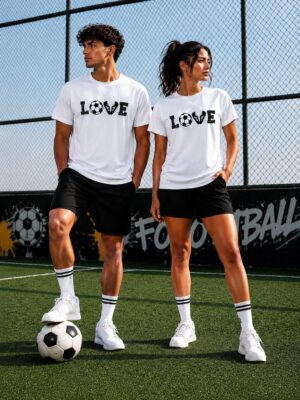 DryFit Football Printed Tees