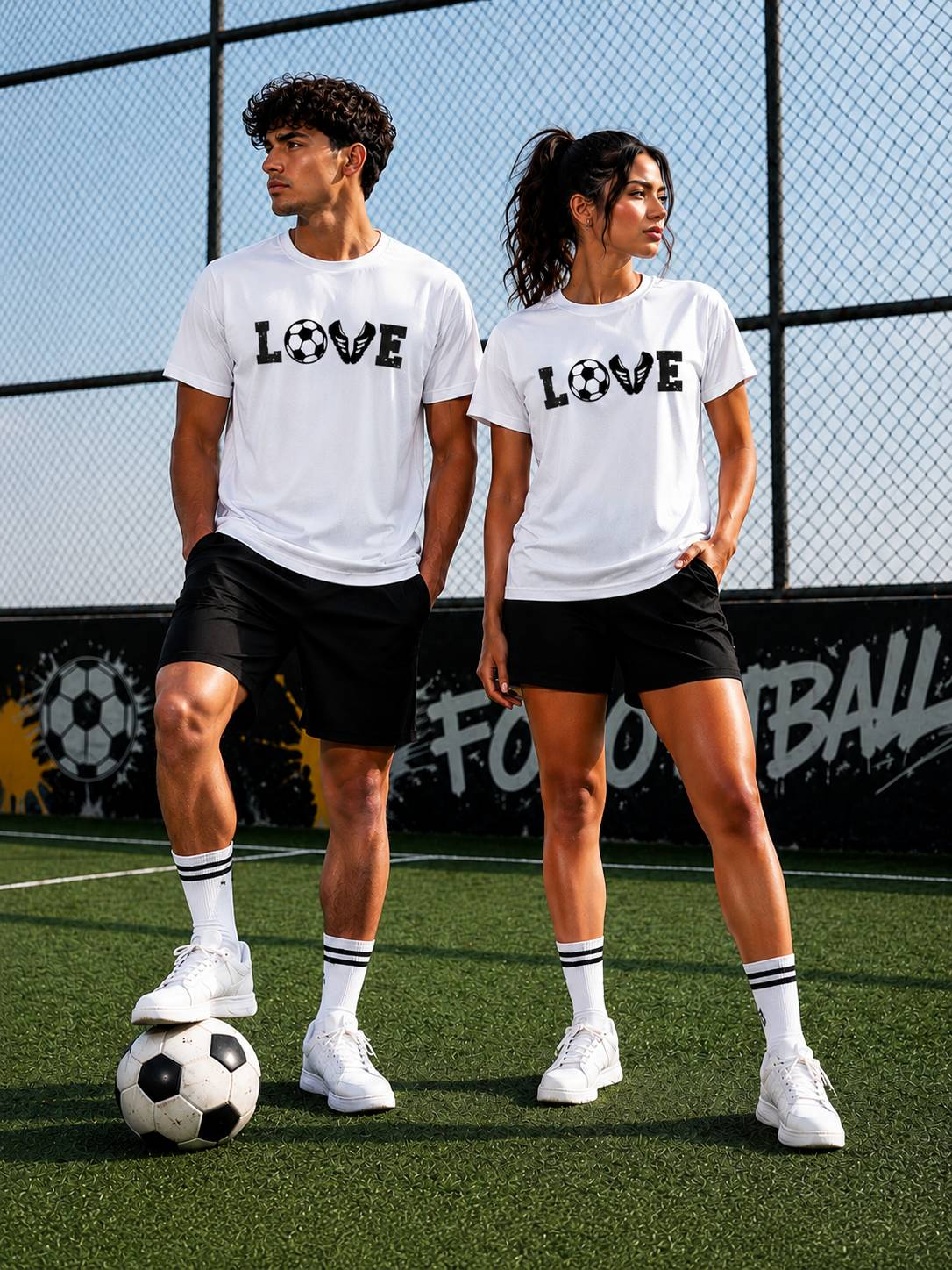 DryFit Football Printed Tees