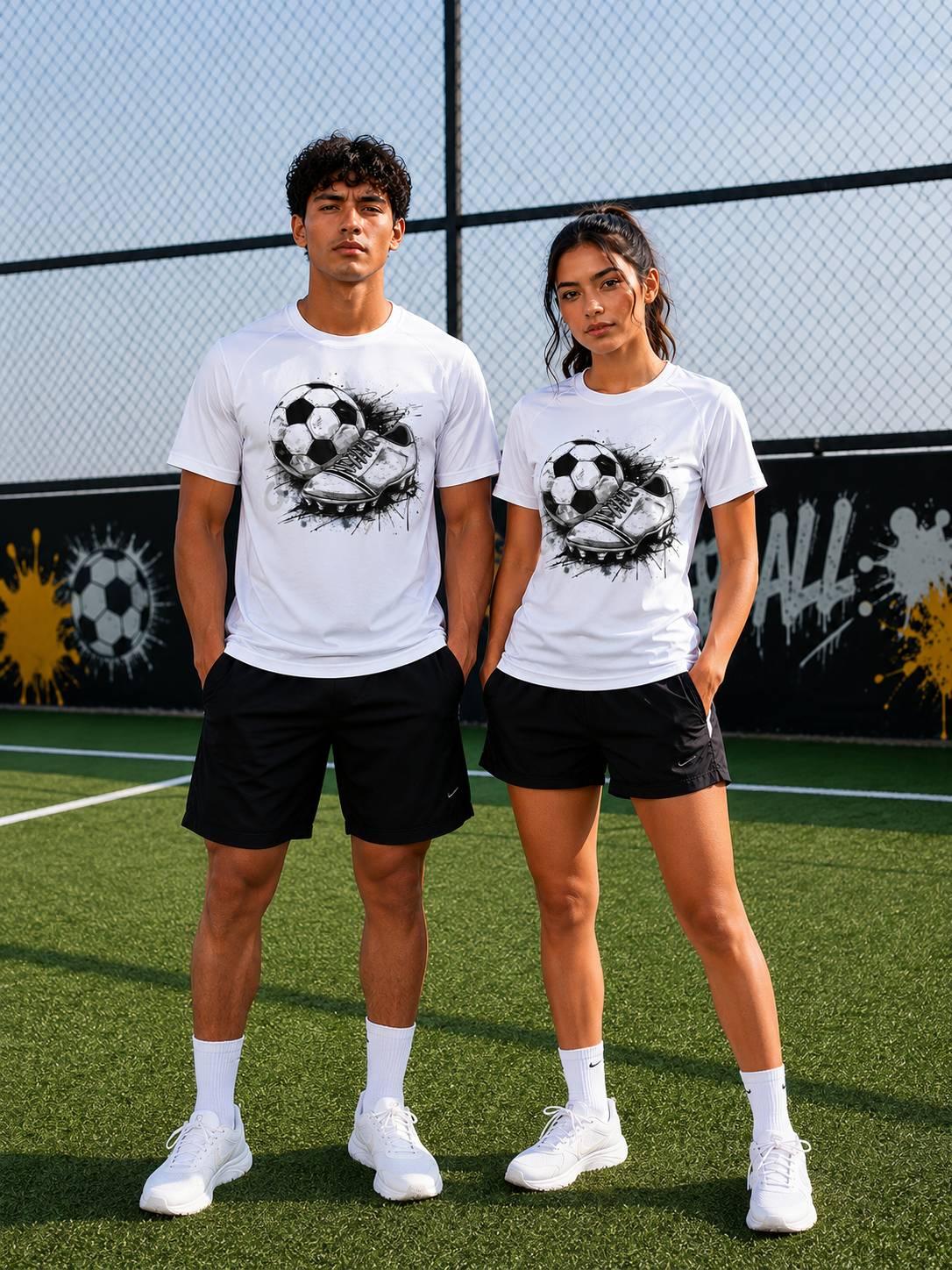 DryFit Football Printed Tees