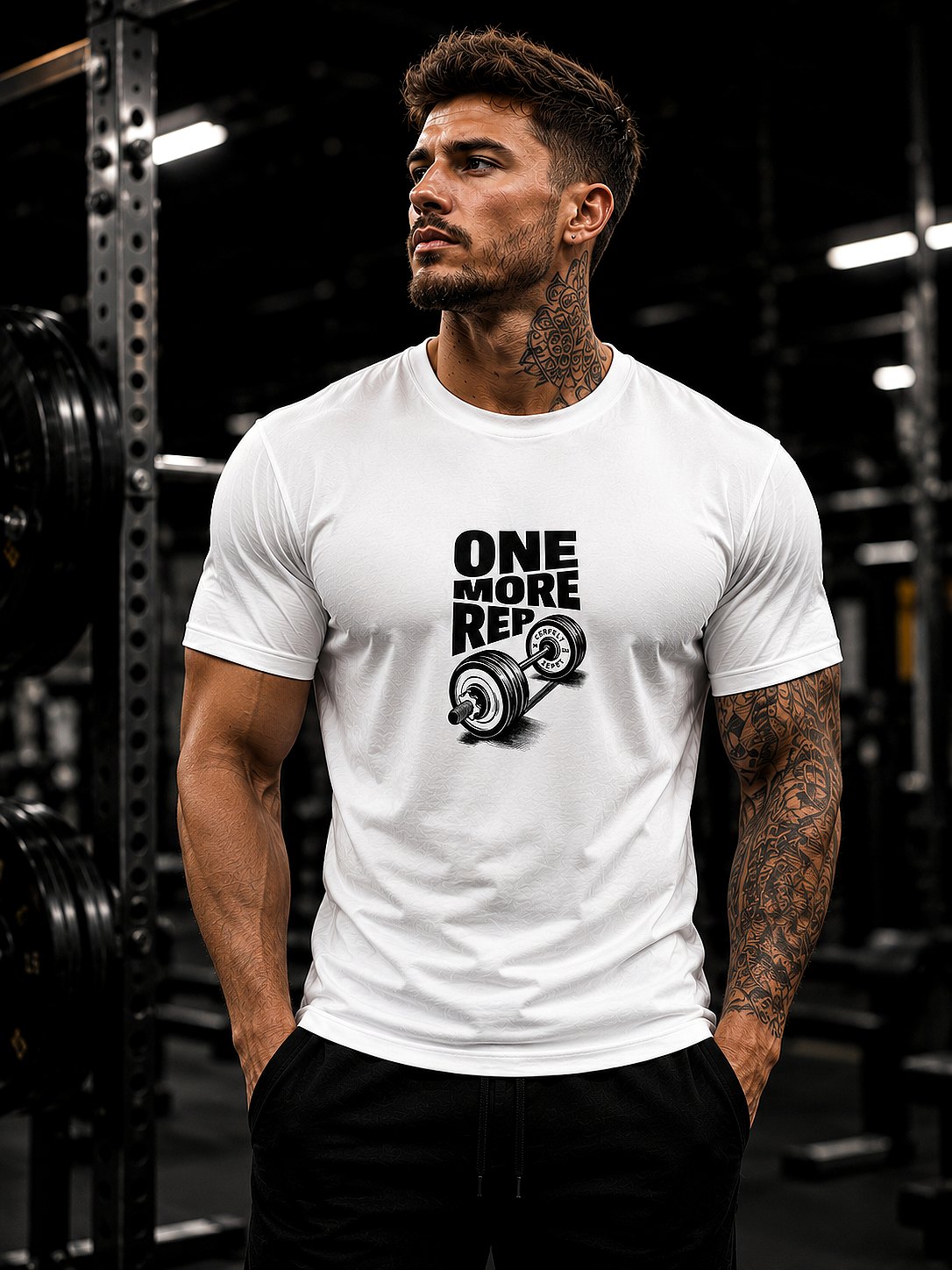 DryFit Gym Printed Tees